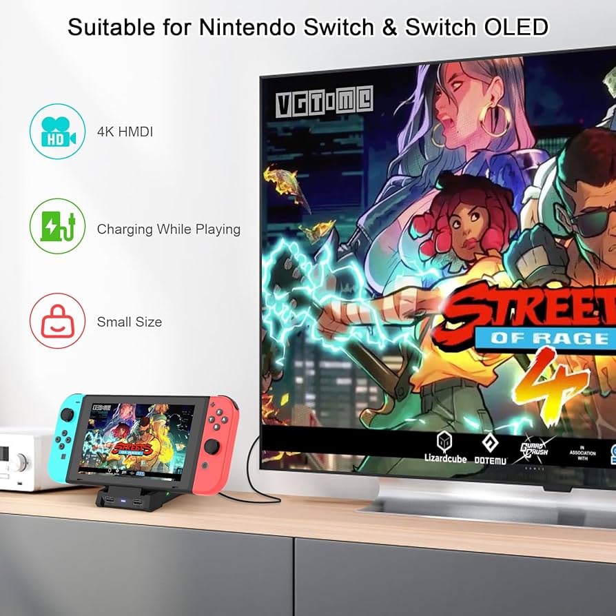 Amazon.com: ID CHINSION Dock for Nintendo Switch & Switch